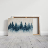 Snow Stars Dance Through Pine Night