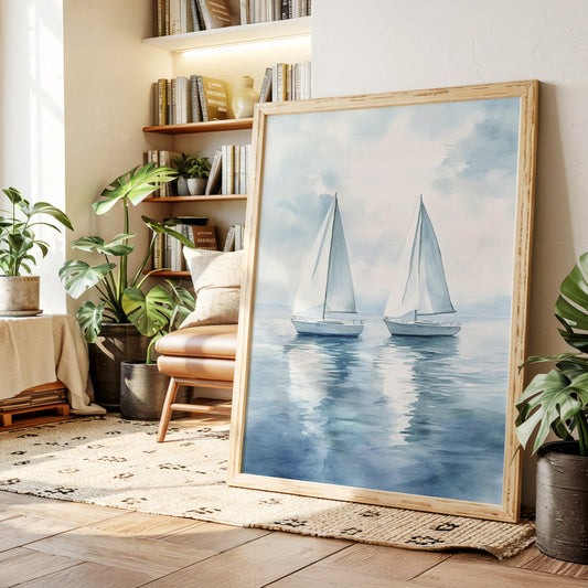Sails Dance Upon Tranquil Waters