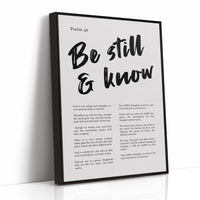 Sacred Stillness: Psalm 46 Typography