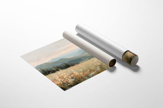 Wildflower Valley Breathes Morning Mist