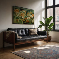 Sunlit Poppies Dance In Jade