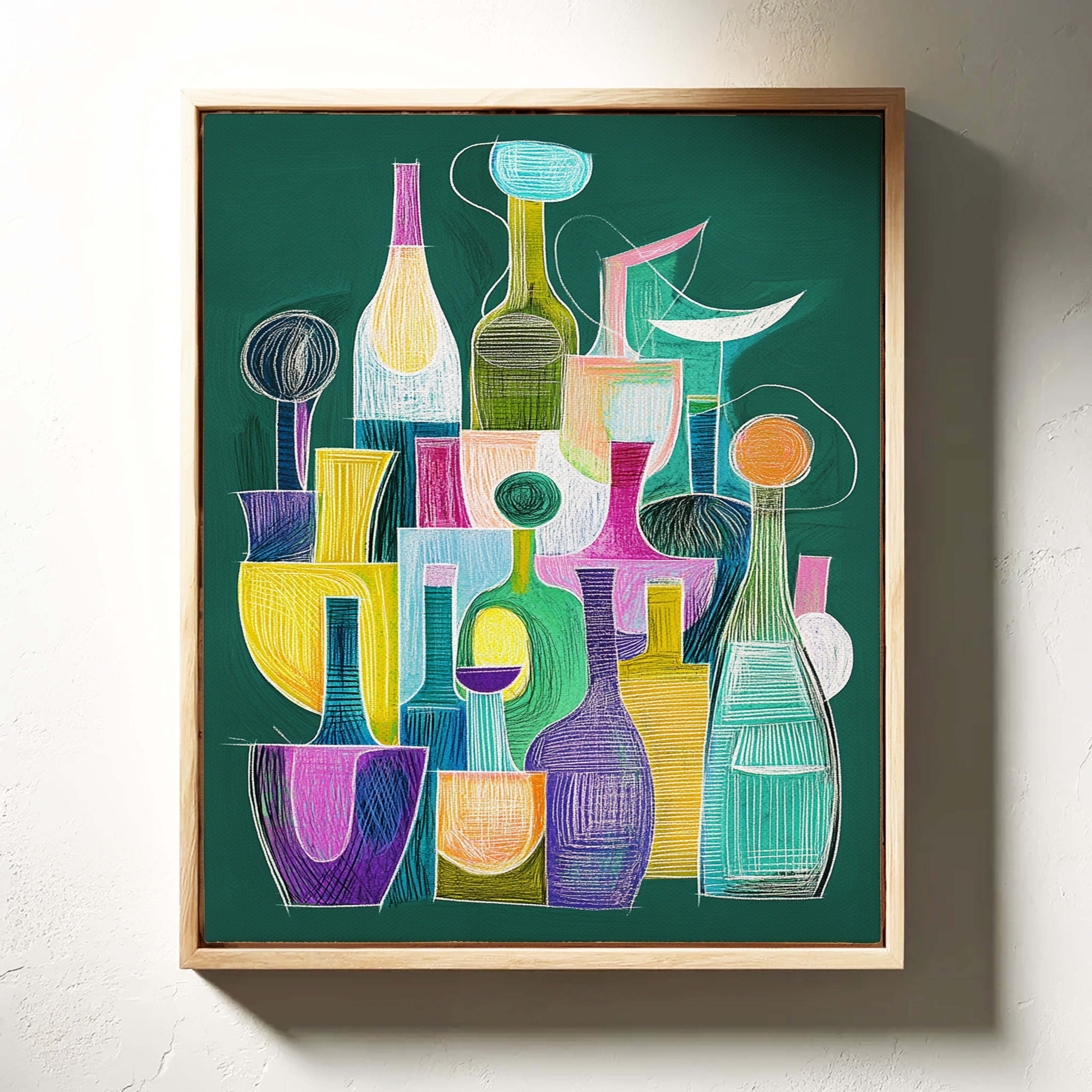 Colorful Bottles Share Secret Stories