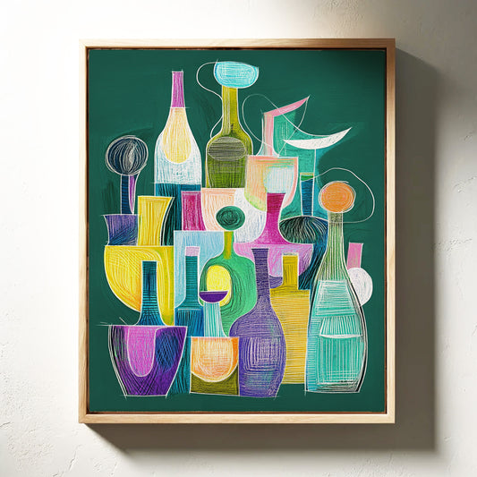 Colorful Bottles Share Secret Stories