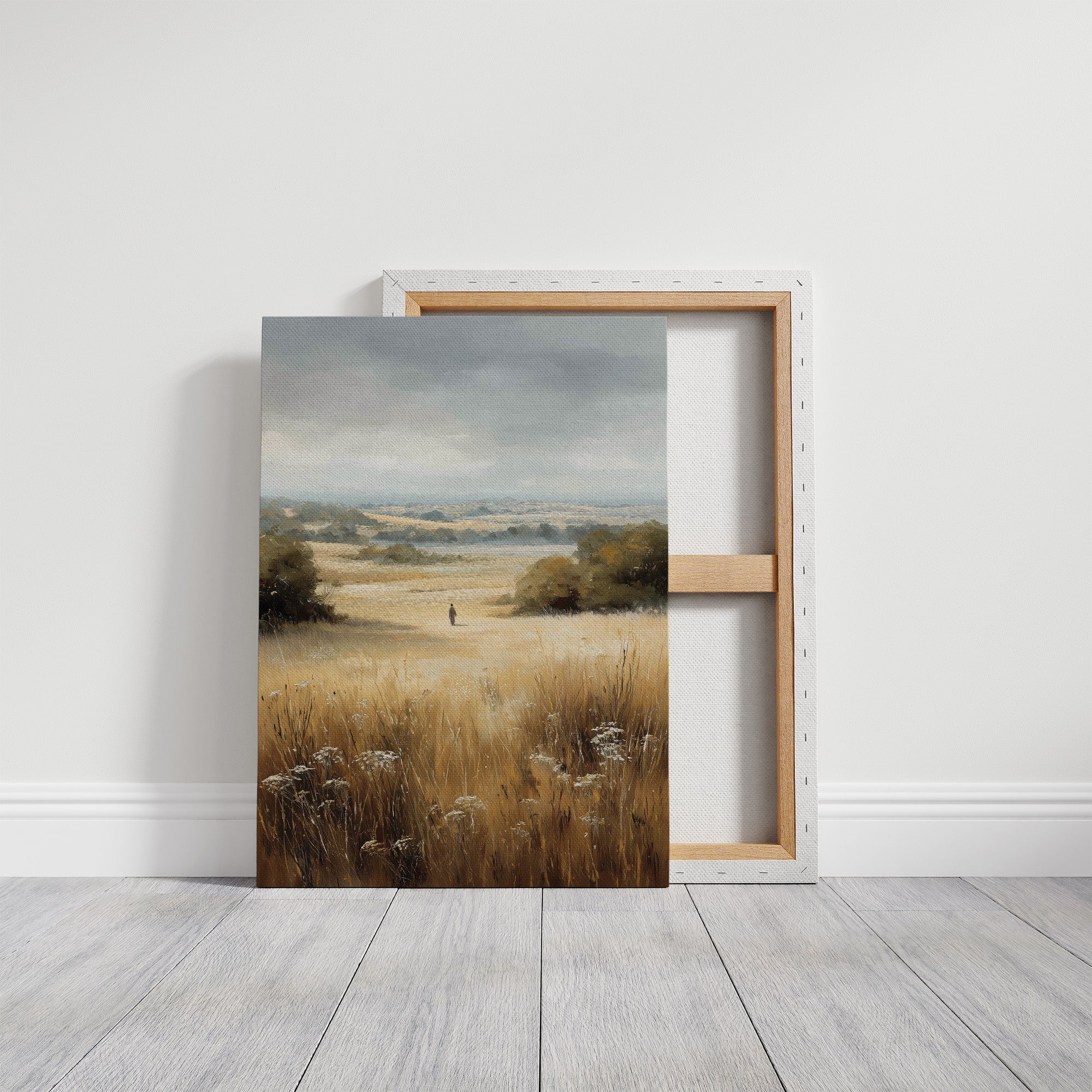 Solitude Calls Across Golden Fields