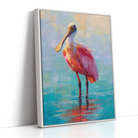 Coral Wader In Turquoise Shallows