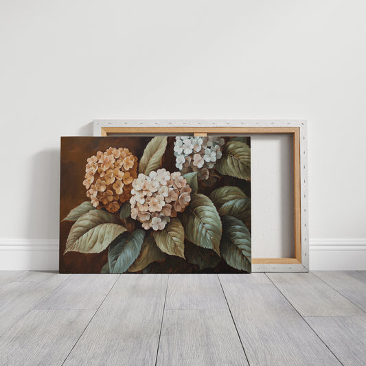 Autumn Hydrangeas Paint Golden Stories