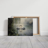 Swans Dance Among Lotus Dreams