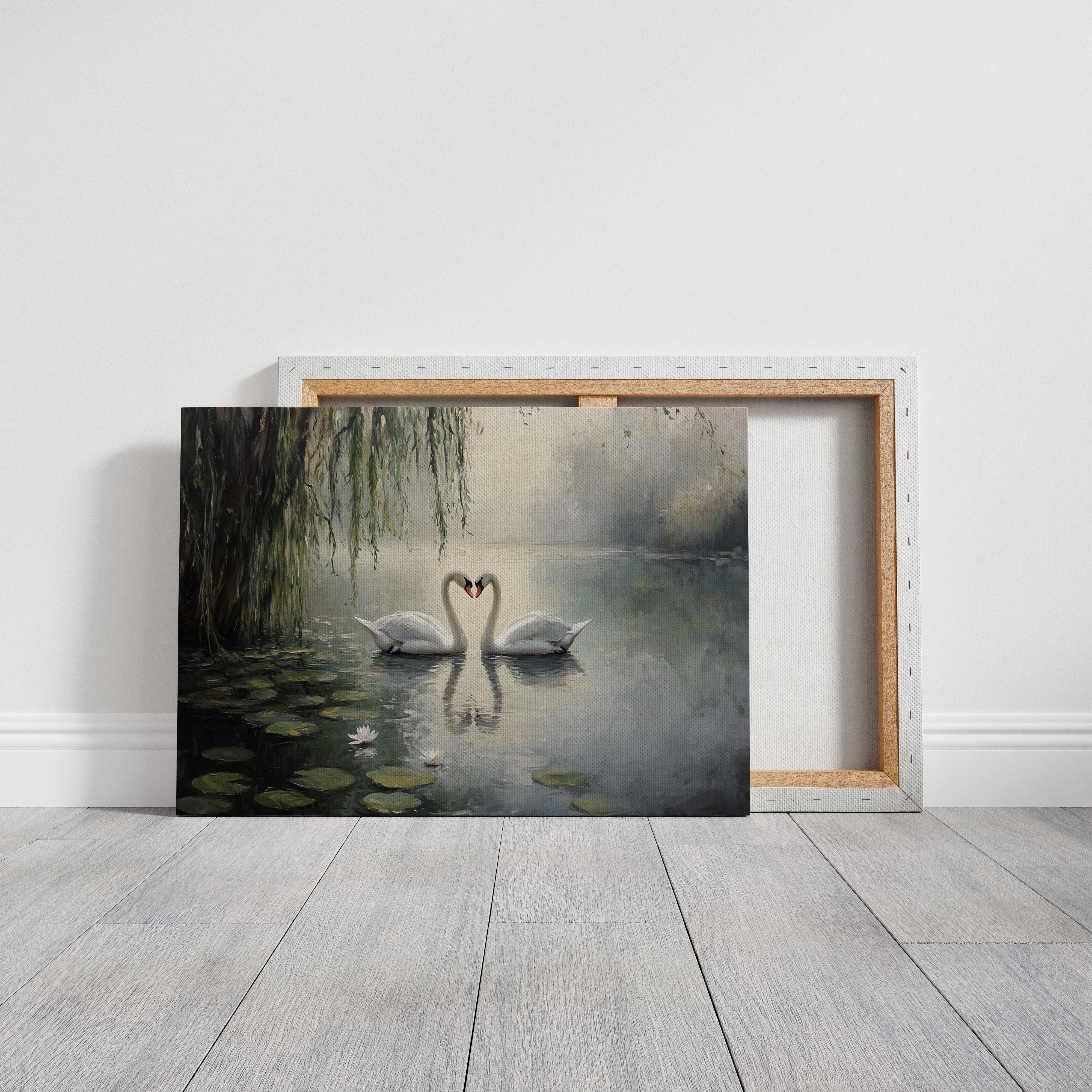 Swans Dance Among Lotus Dreams