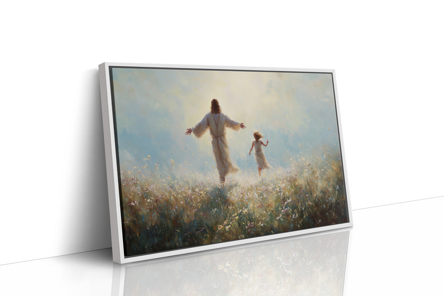 Ethereal Journey Through Wildflower Fields