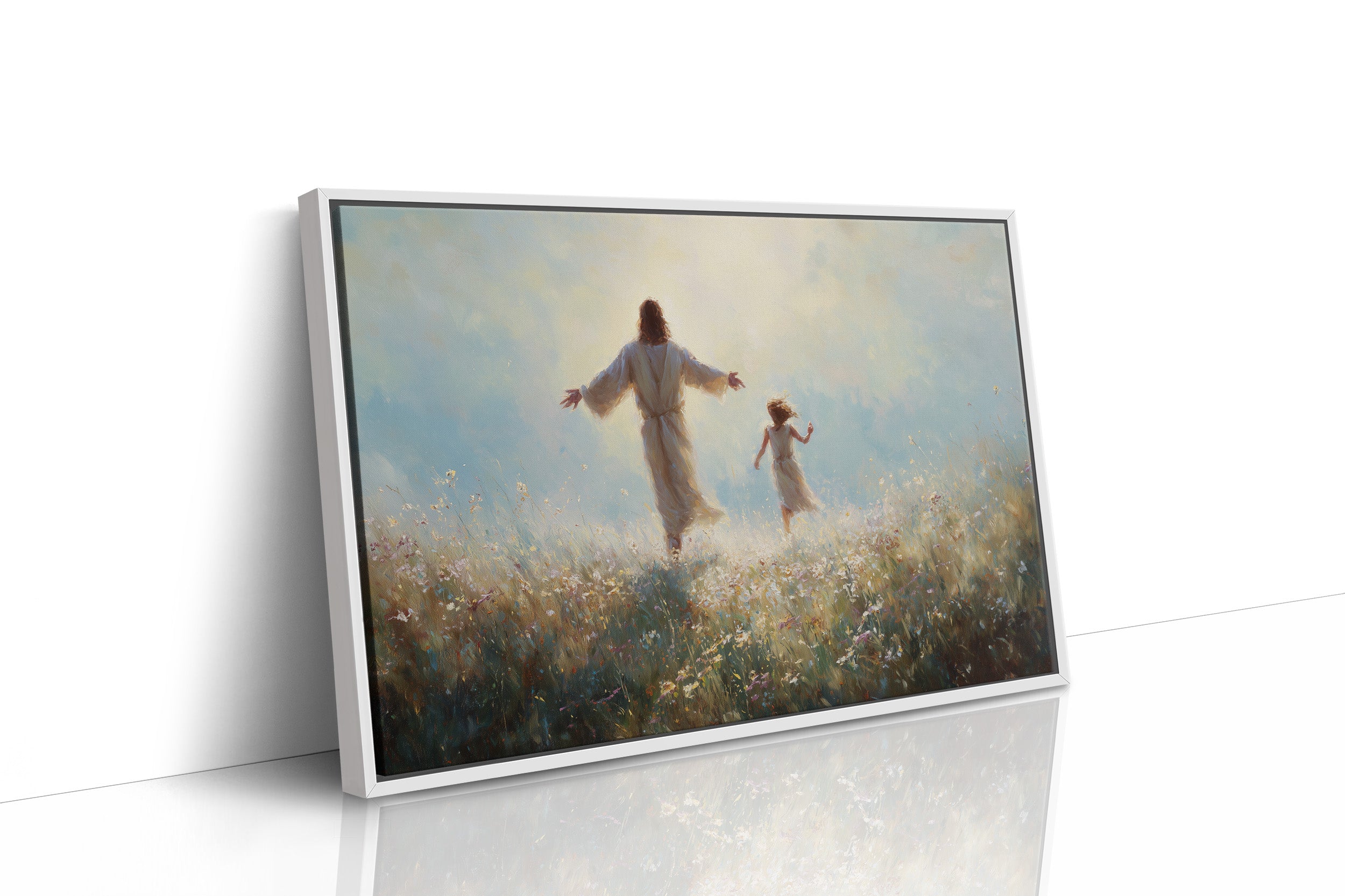 Ethereal Journey Through Wildflower Fields