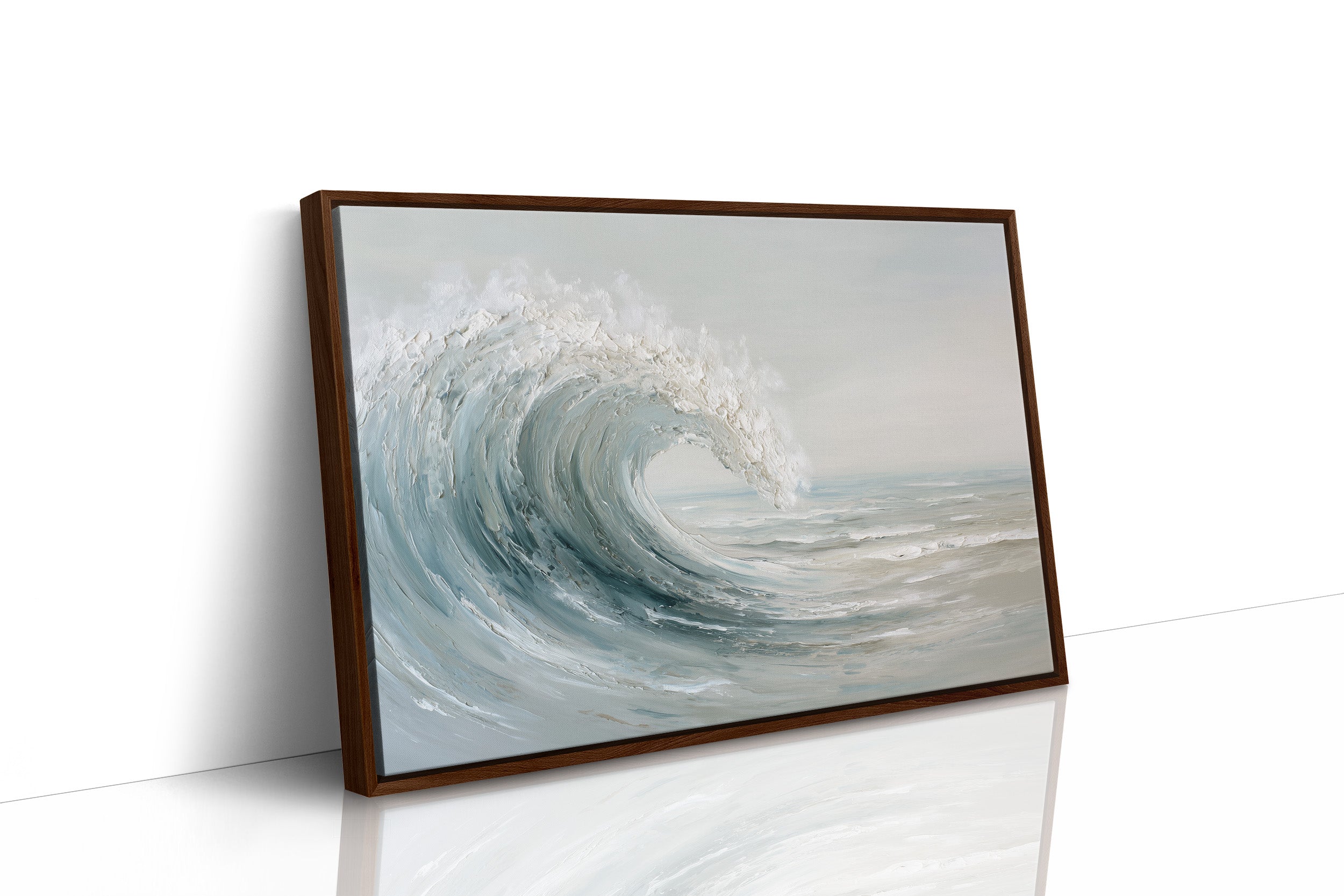 Ocean's Breath Curves Into Light