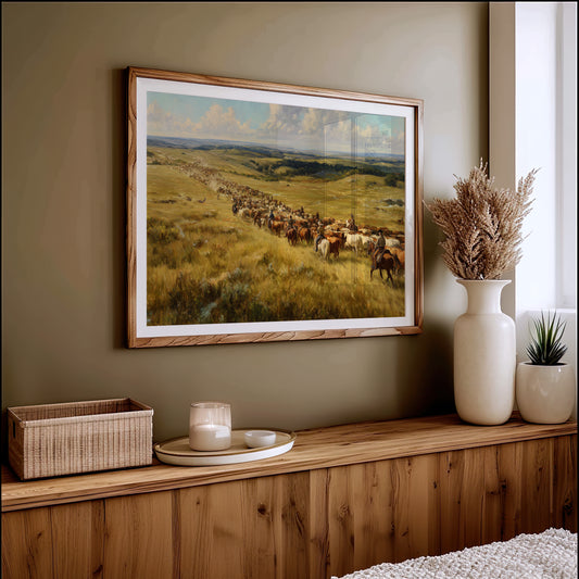 Prairie Dust Follows The Herd