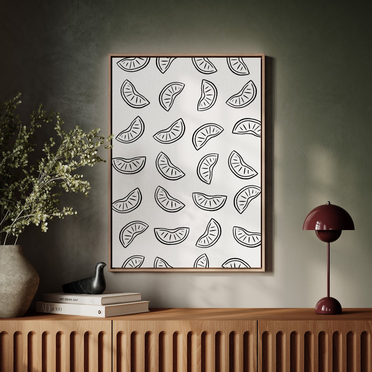 Citrus Slices Dance In Summer
