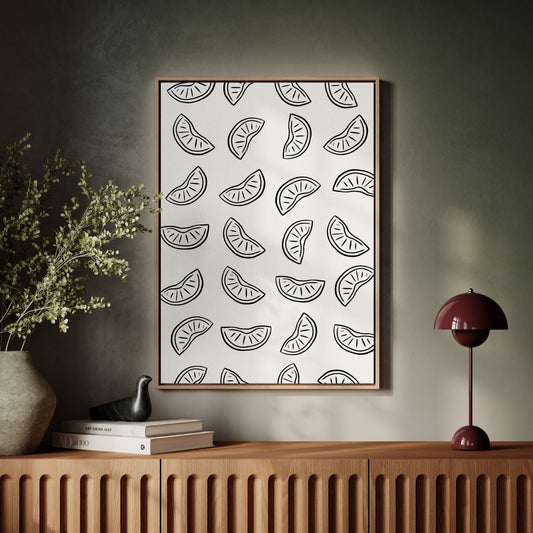 Citrus Slices Dance In Summer