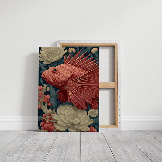Lionfish Among the Peonies