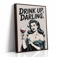 Vintage Vamp Toasts The Night