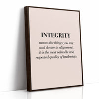 Integrity Alignment Leadership Quote