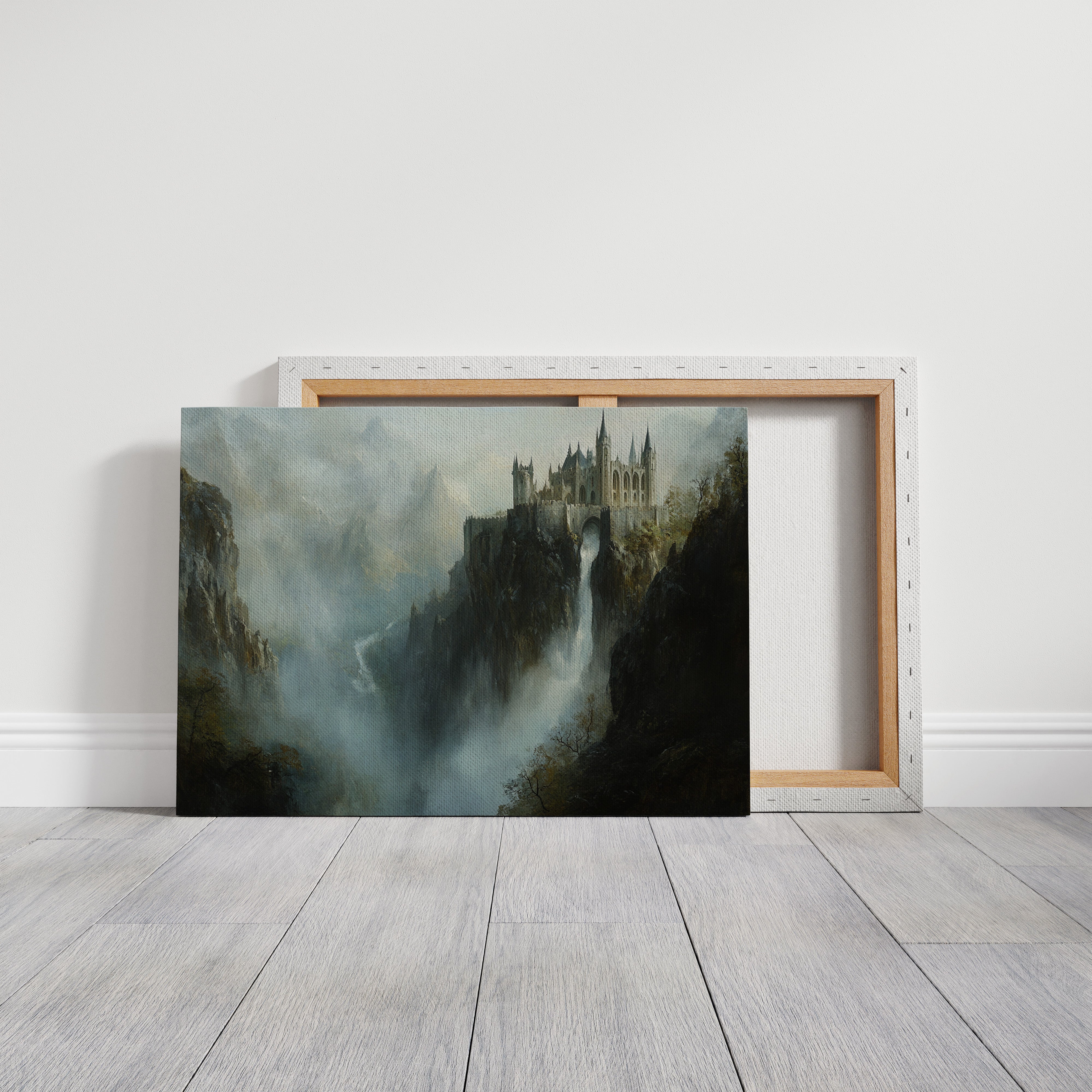 Ancient Spires Pierce Mountain Mist