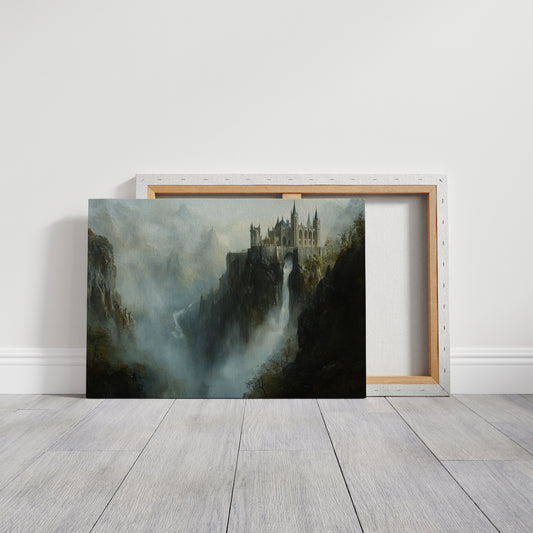 Ancient Spires Pierce Mountain Mist