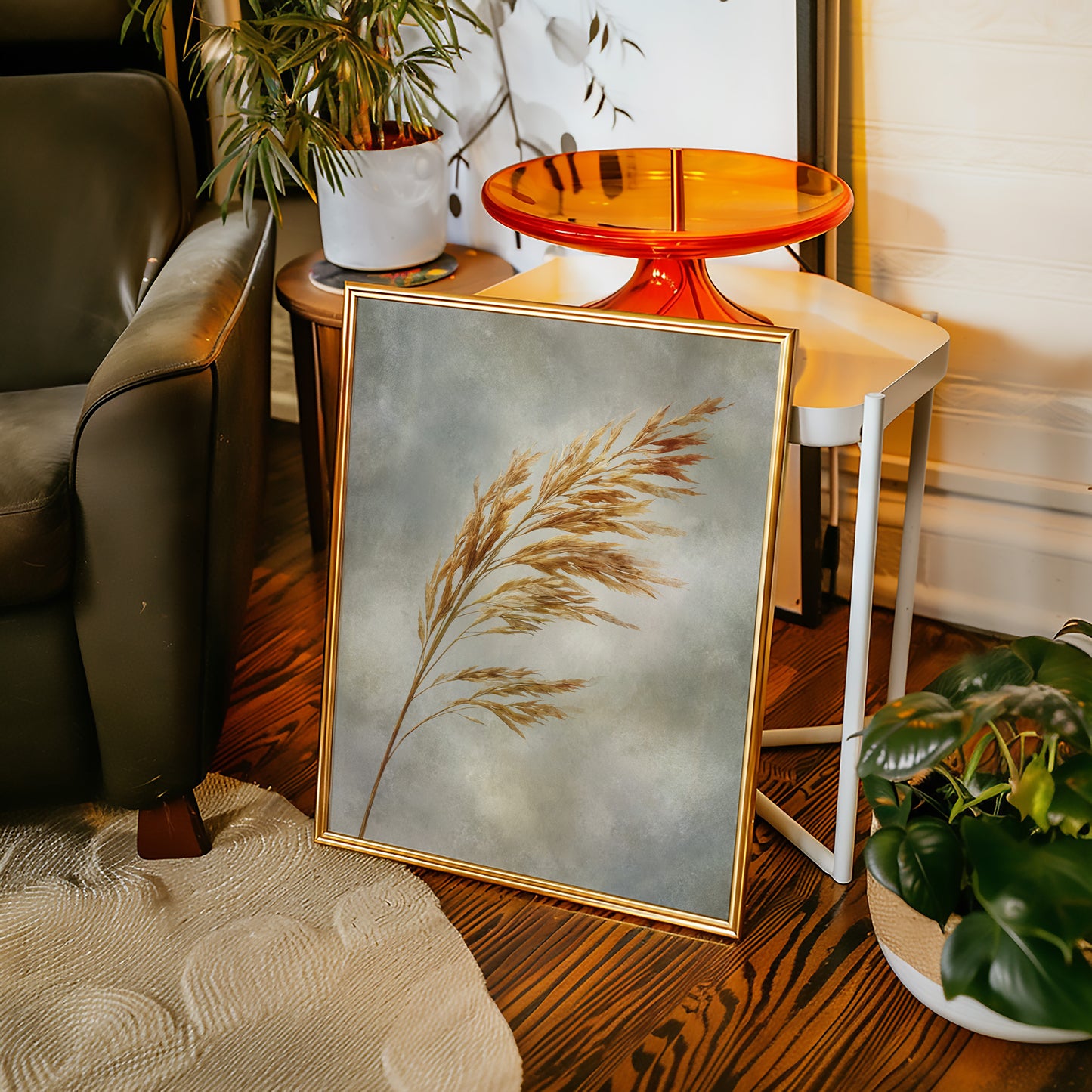 Golden Grains in Gentle Breeze