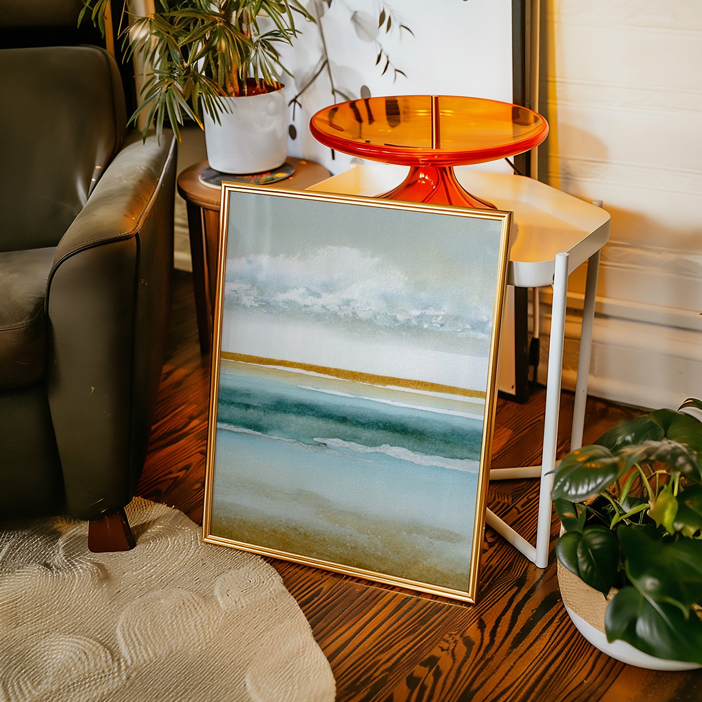 Where Waves Kiss Golden Sands
