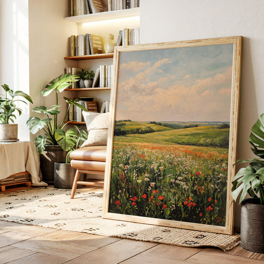 Fields Awash in Colorful Hues