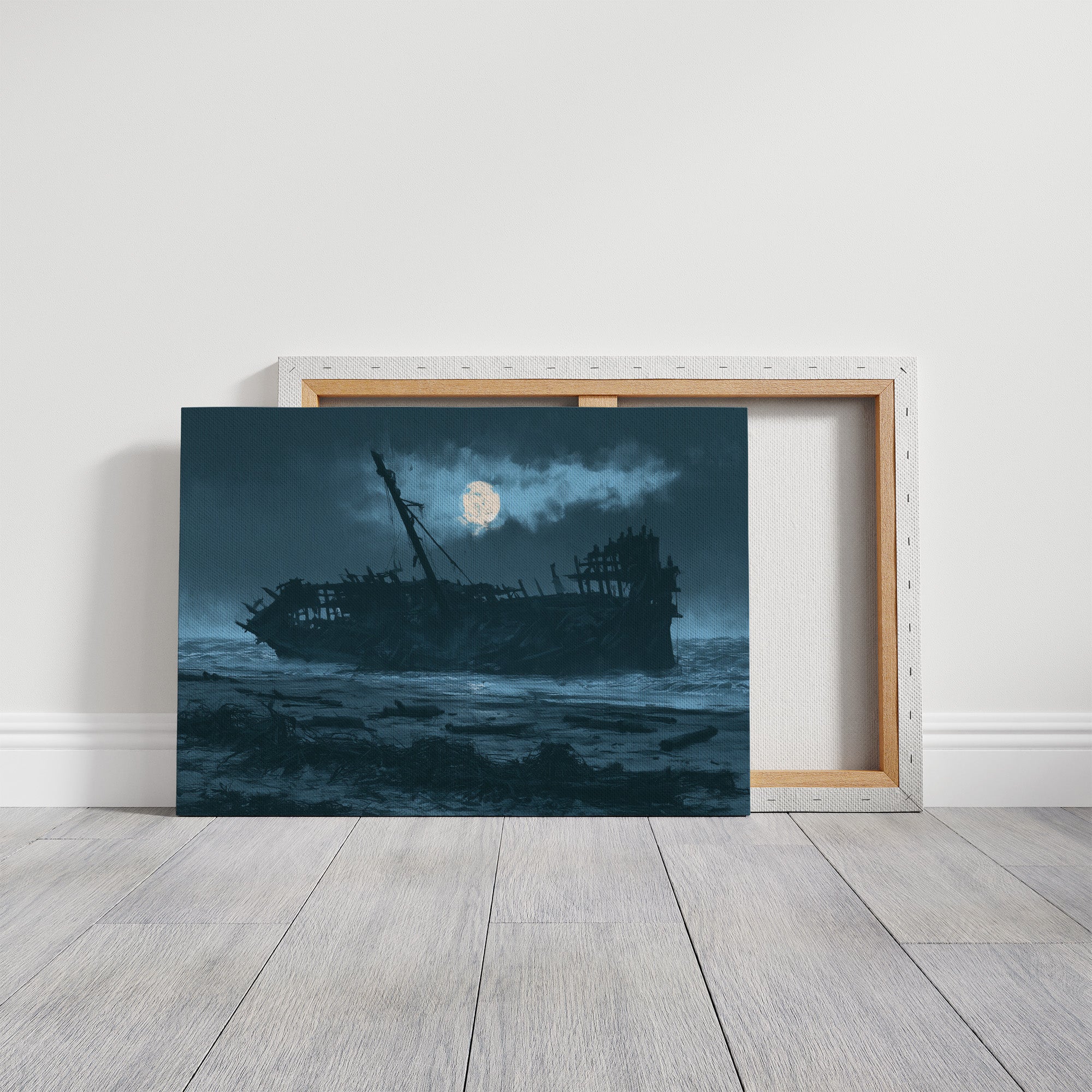 The Wreck at Moonrise