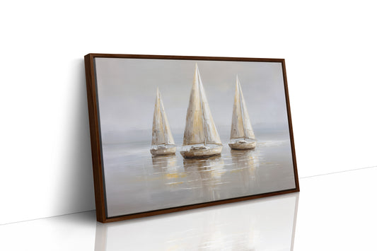 Sails Drift On Quiet Waters