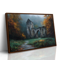 Ruins in Autumn Fog