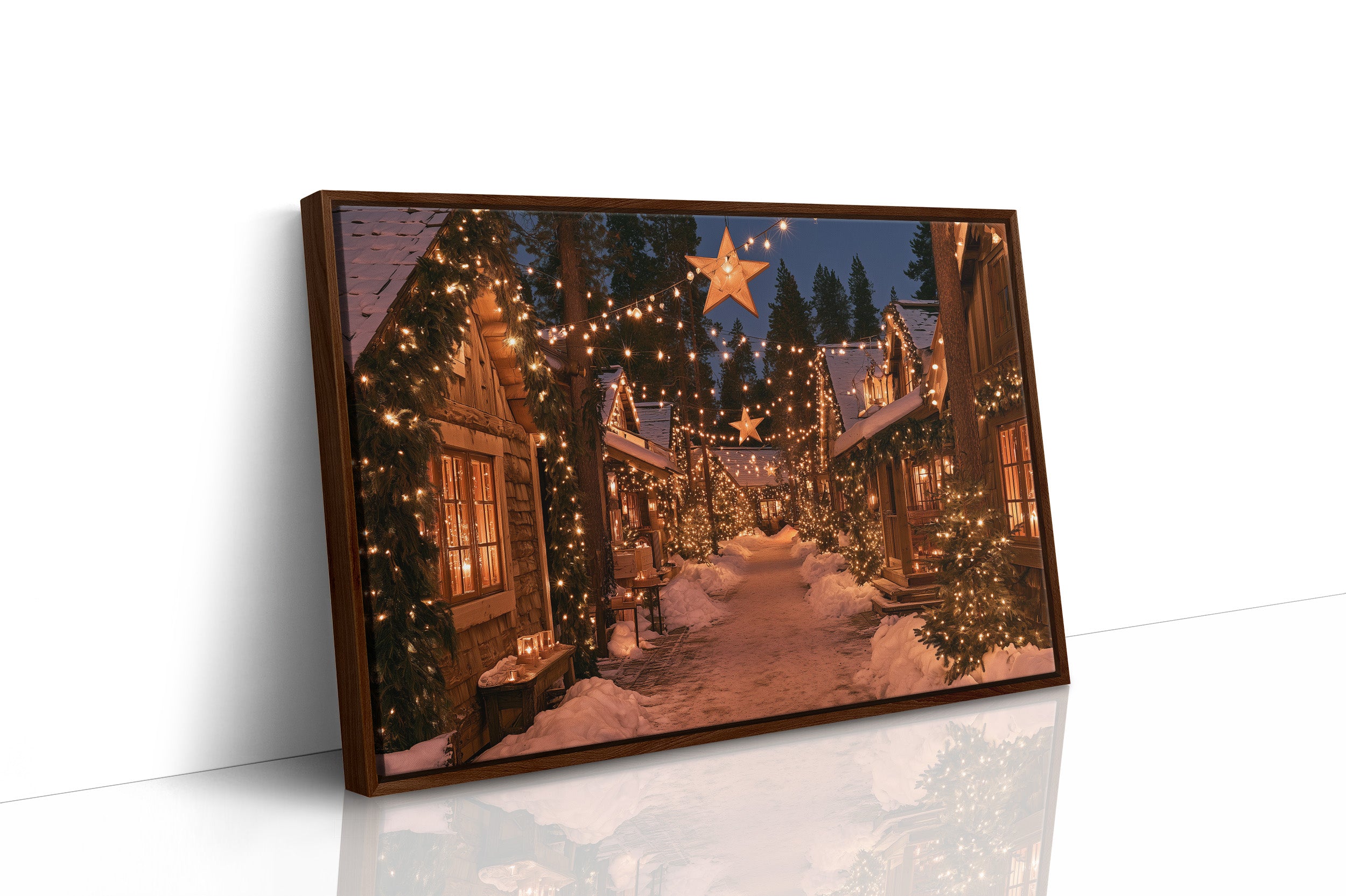 Starlight Over the Snowy Lane