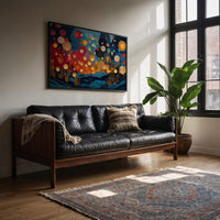 Fireflies Dance Above Midnight Waves