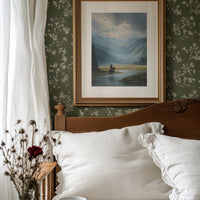 Crossing Waters Under Mountain Light