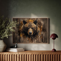 Ancient Forest Holds Bear's Gaze