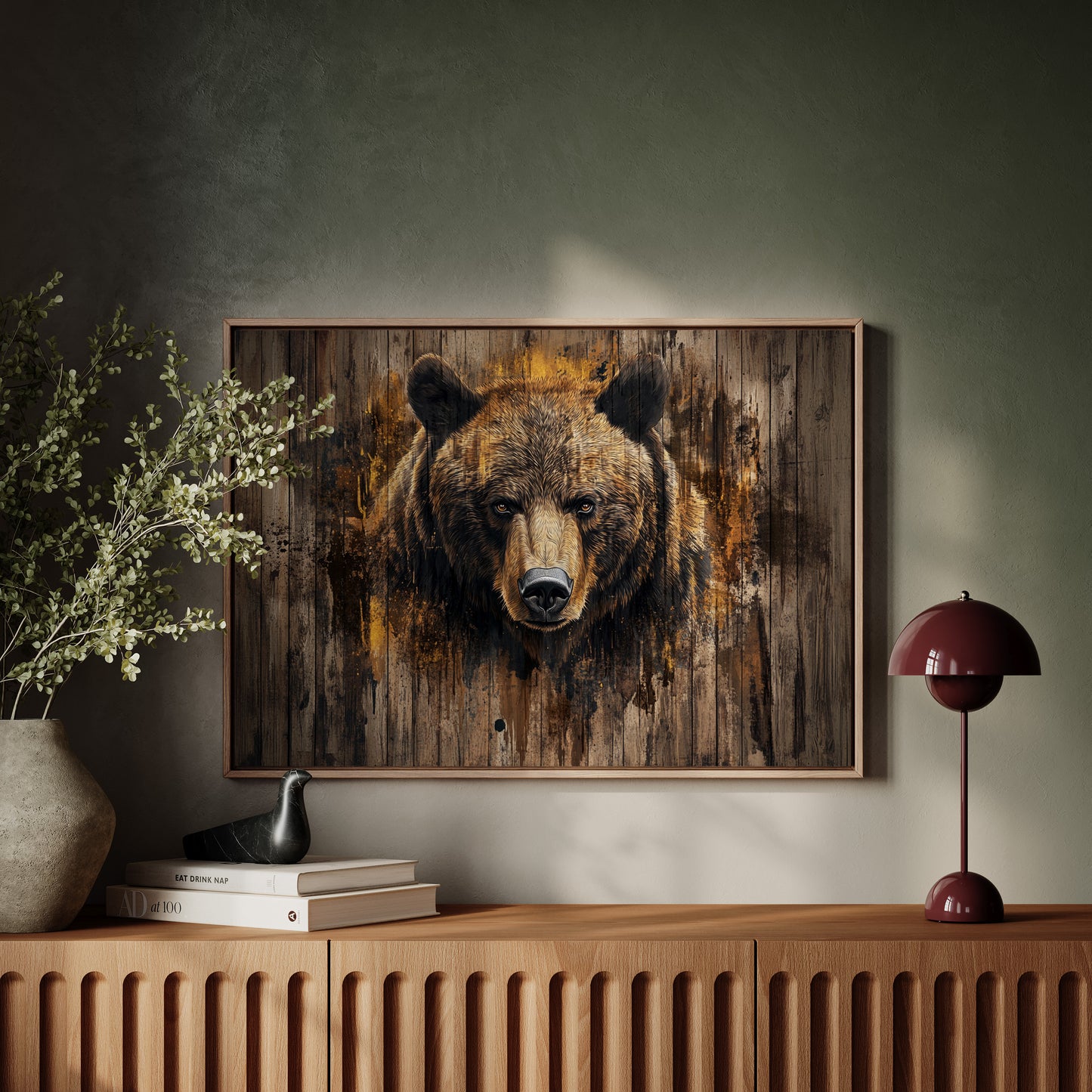 Ancient Forest Holds Bear's Gaze
