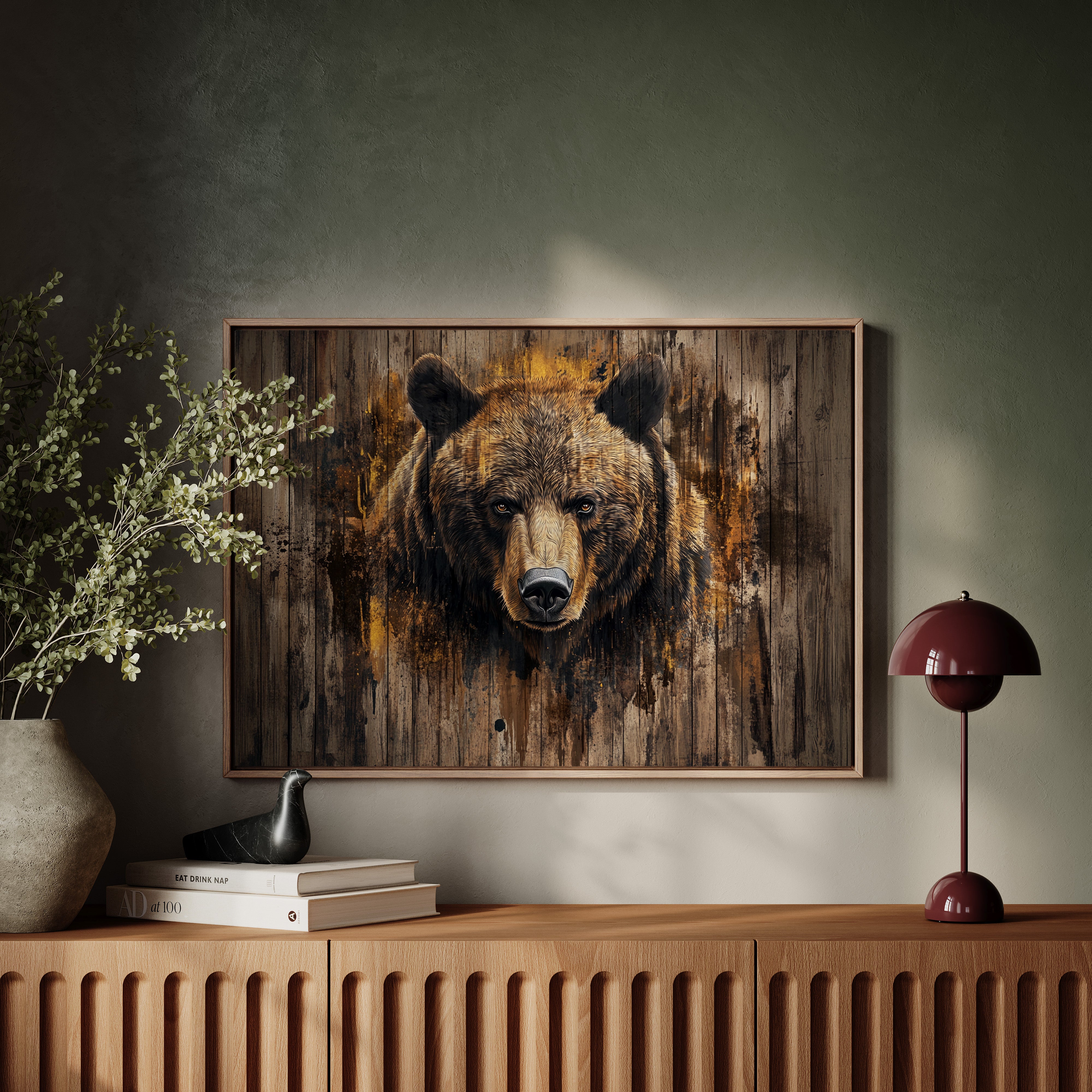 Ancient Forest Holds Bear's Gaze