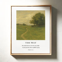 The Way Pathway Psalm 16 Landscape