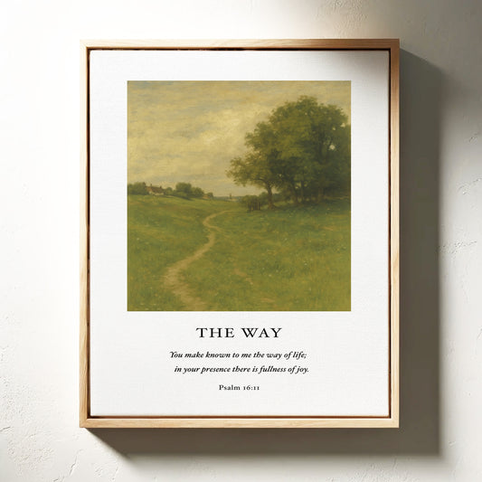 The Way Pathway Psalm 16 Landscape