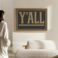 Y’ALL Mosaic Wall Art