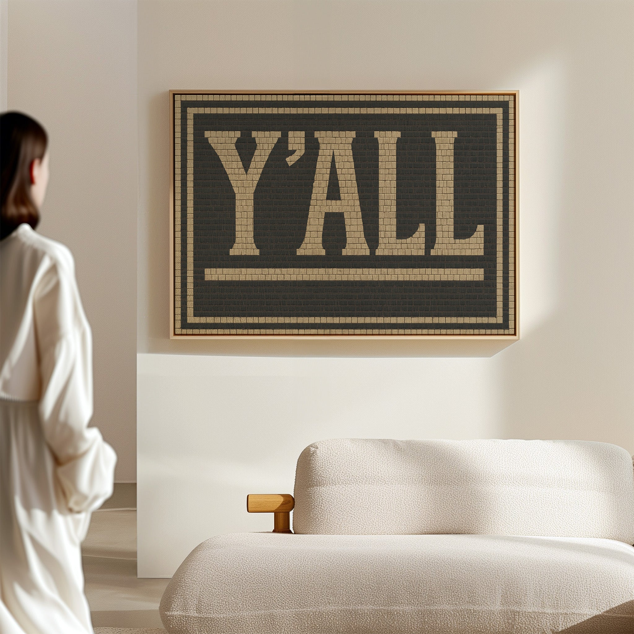 Y’ALL Mosaic Wall Art