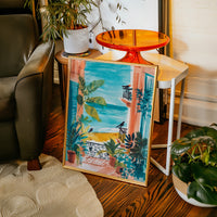 Balcony Echoes of Sunlit Shores