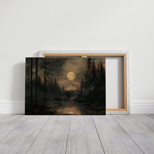 Moonlit River Carries Ancient Songs