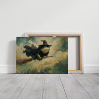 Frog Wizard Soars Through Clouds