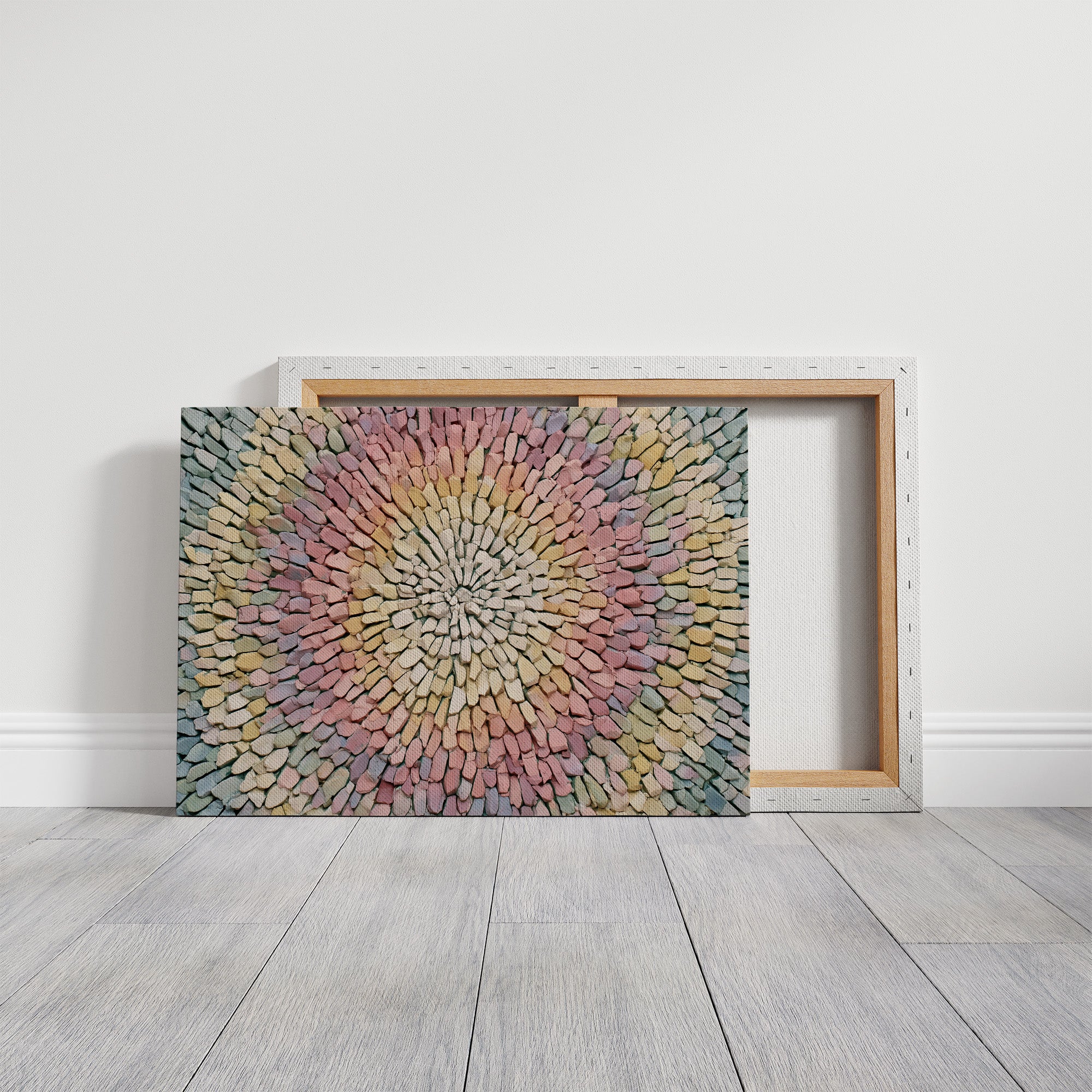 Pastel Bloom in Stone