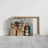 Puppy Joins the Chairlift Crew