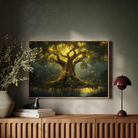 Ancient Light Dances Through Branches