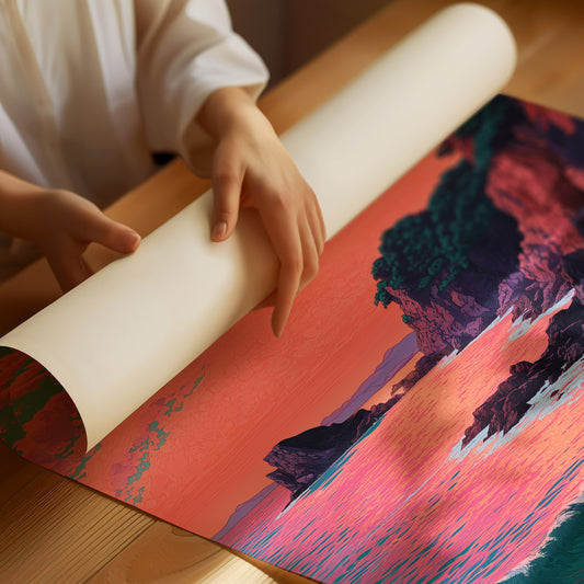 Coral Skies Paint Pacific Dreams