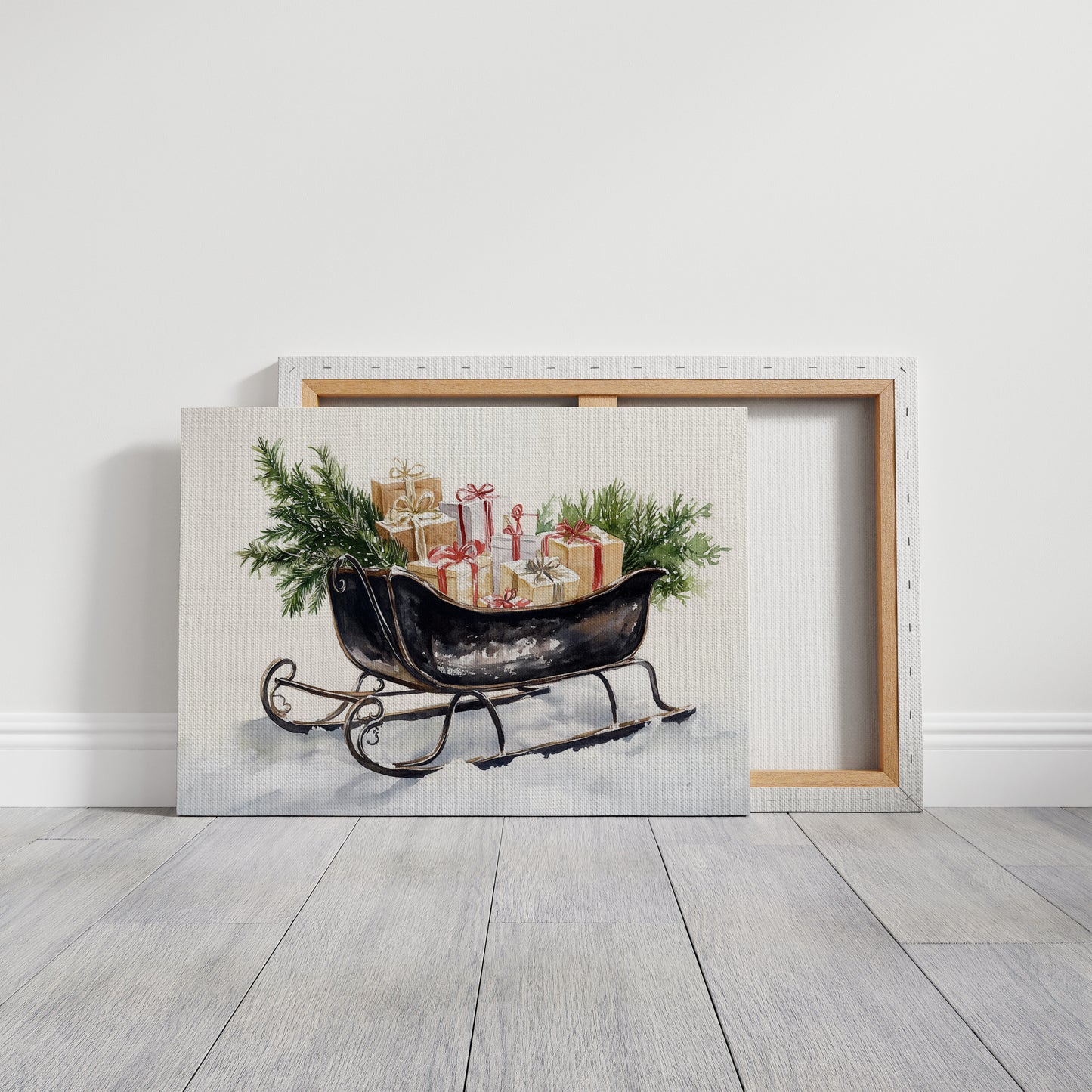 Vintage Sleigh Carries Winter Magic