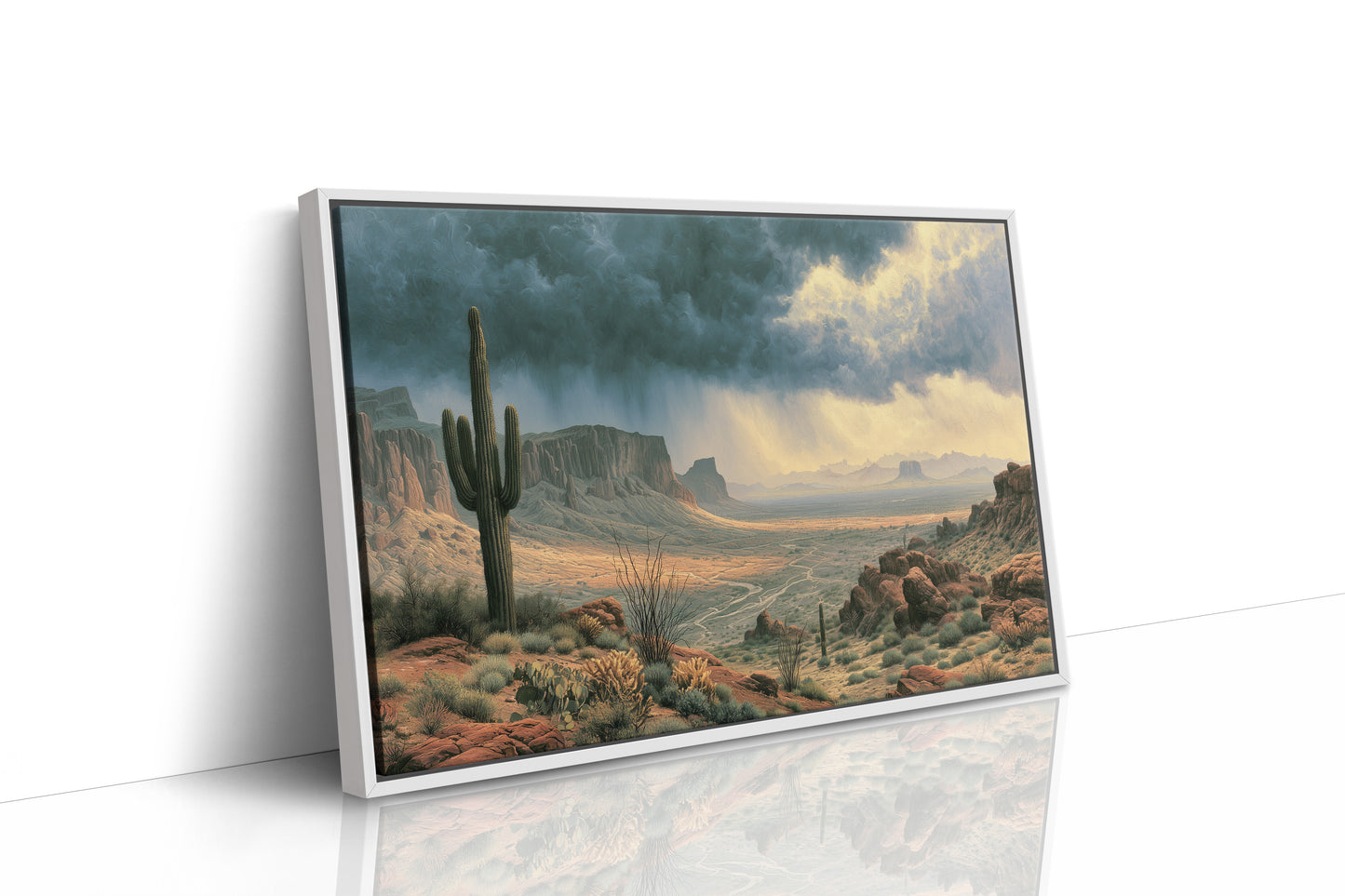 Rain Sweeping the Sonoran Basin