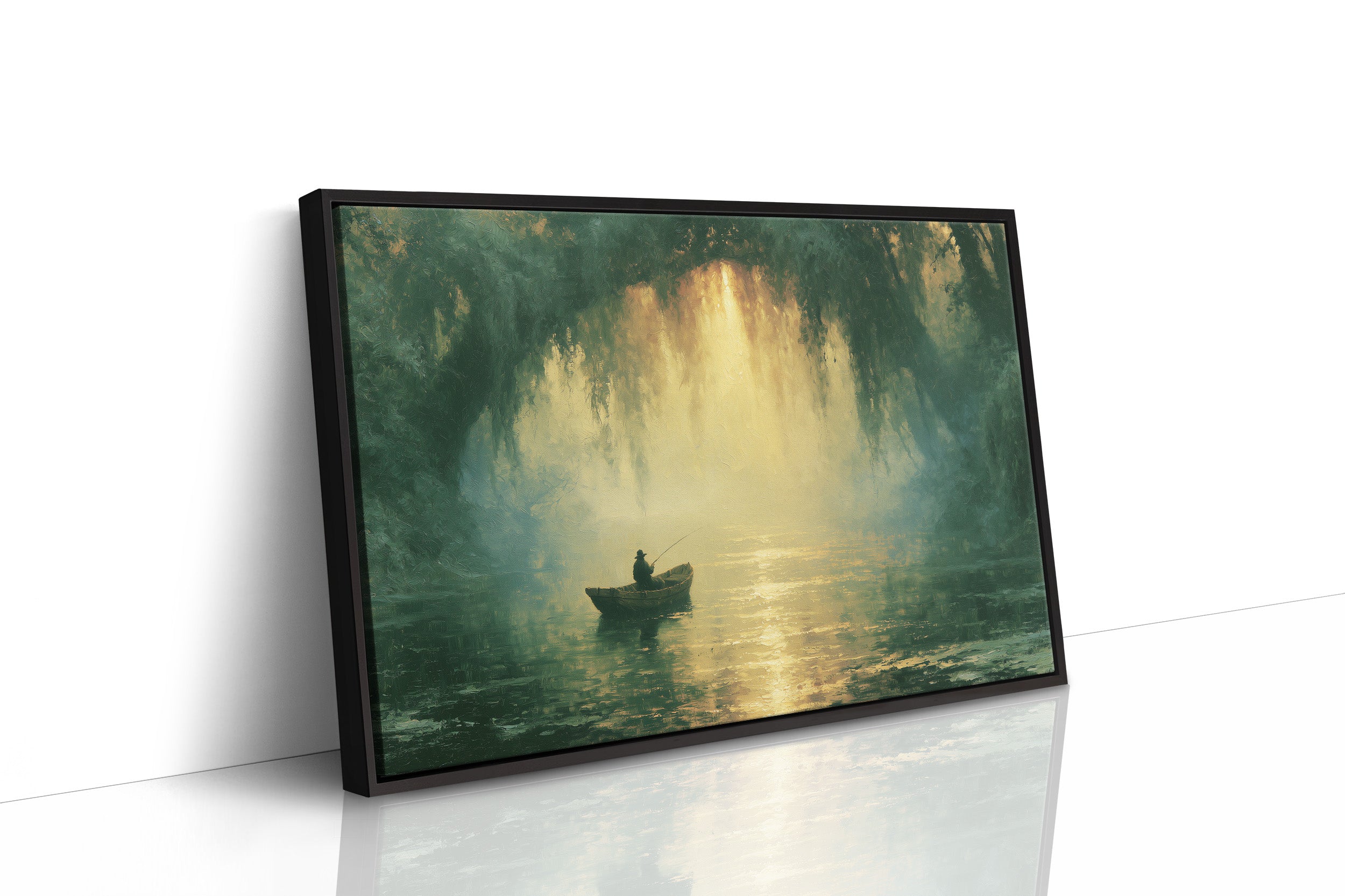Angler in the Amber Light