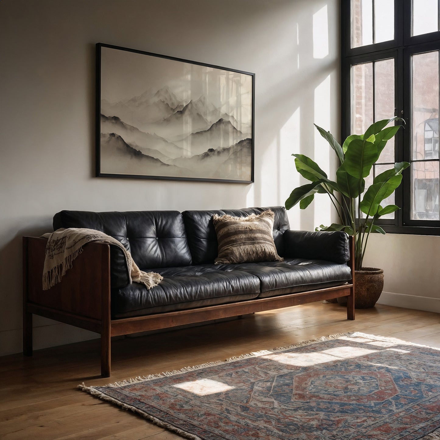 Mountains Rest In Morning Mist